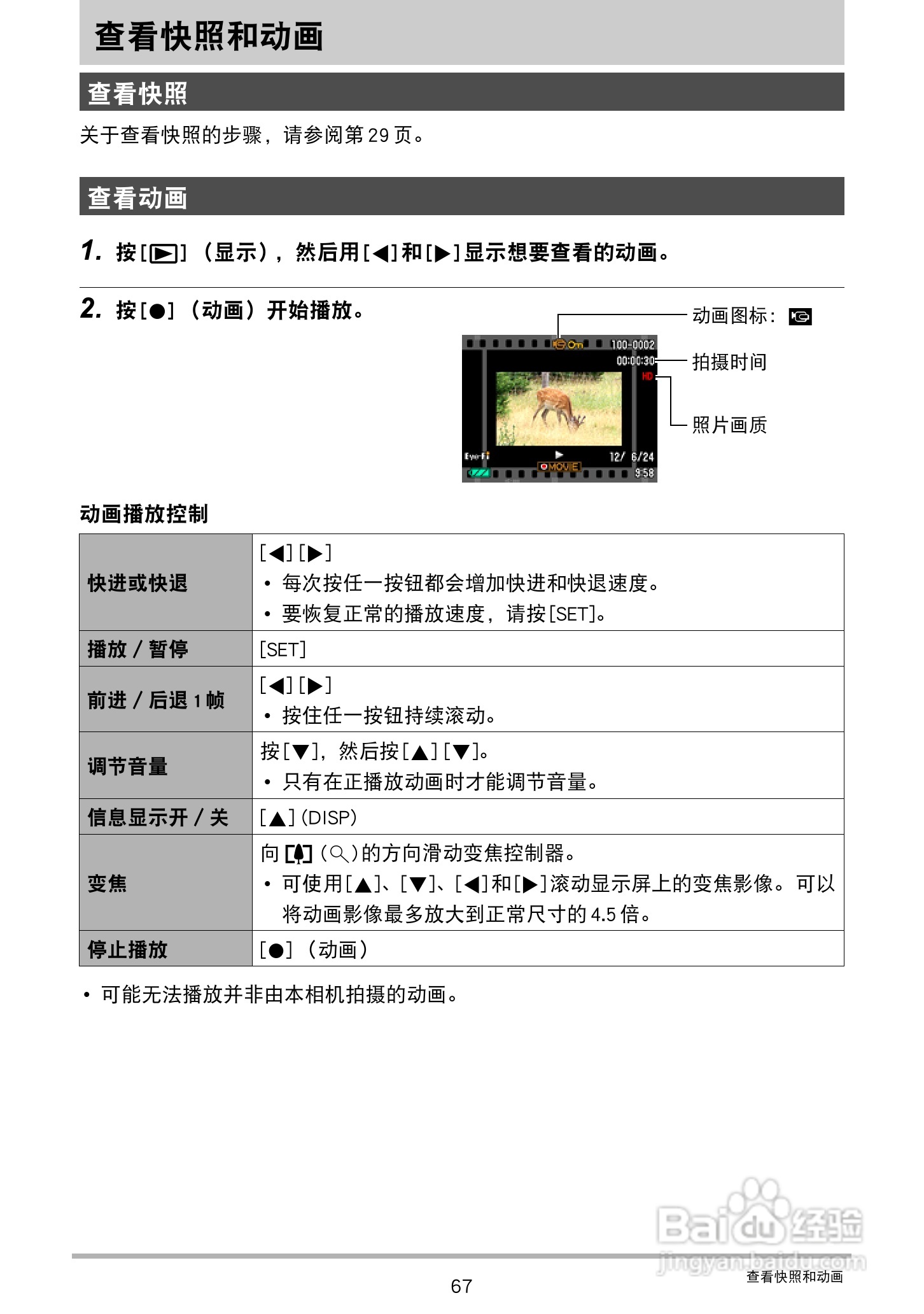 卡西欧EX-ZS20数码相机使用说明书:[7]