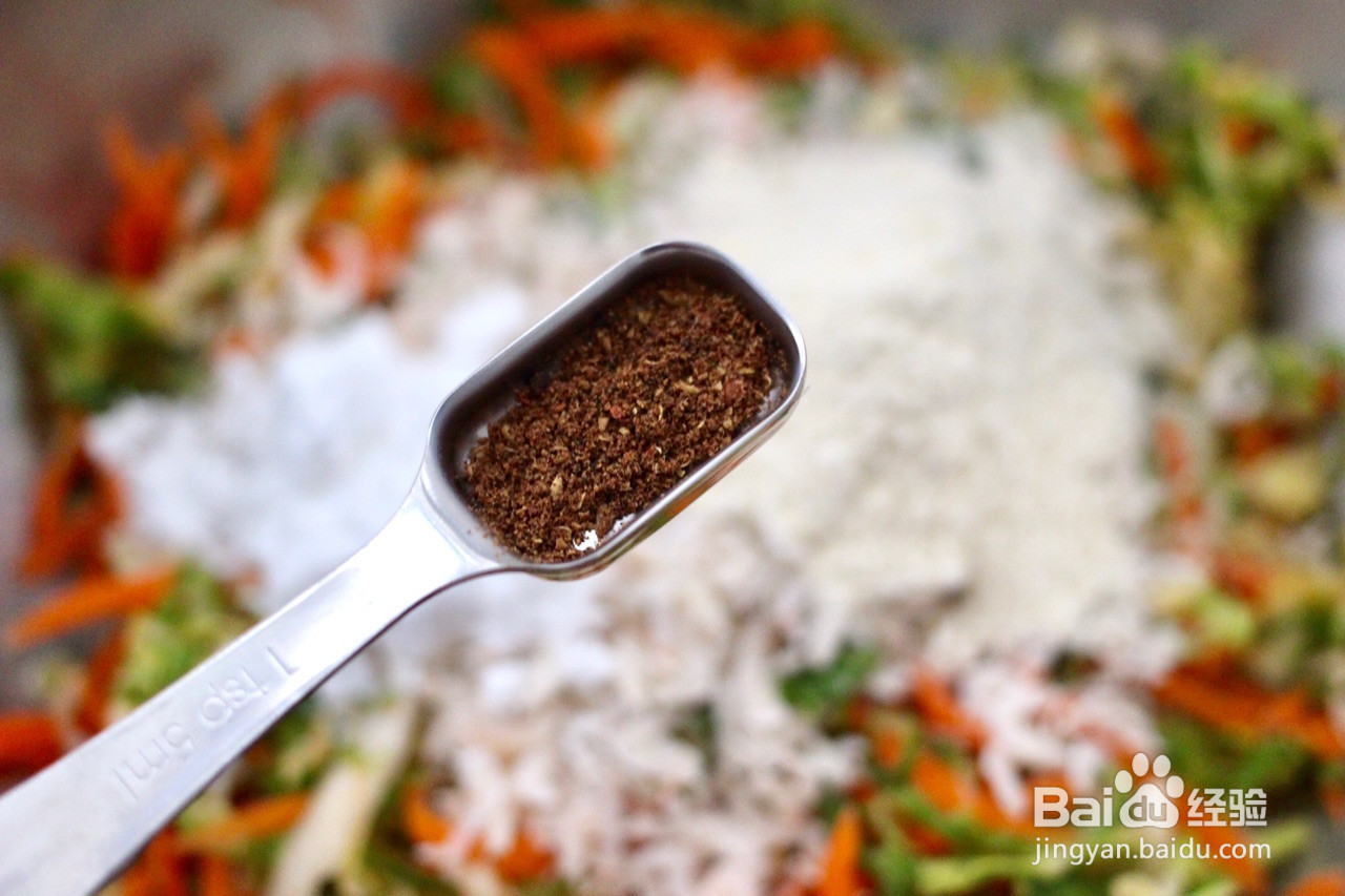 包菜虾皮菜团子的做法