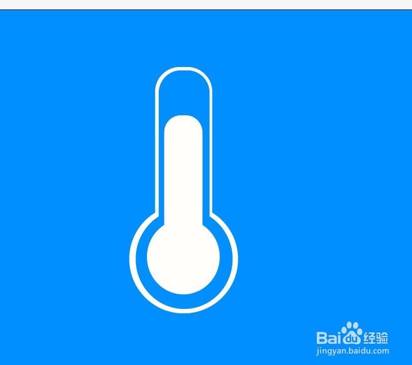ai如何绘制温度计图标的教程