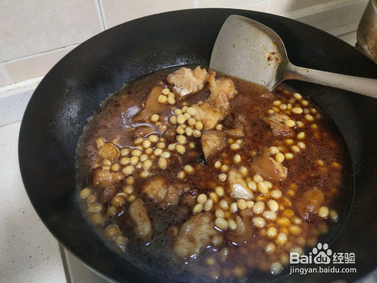 在家做黄豆蹄蹄的做法