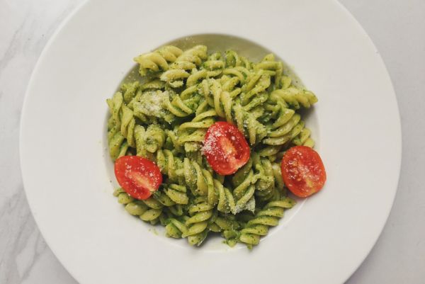 菠菜酱螺旋意面