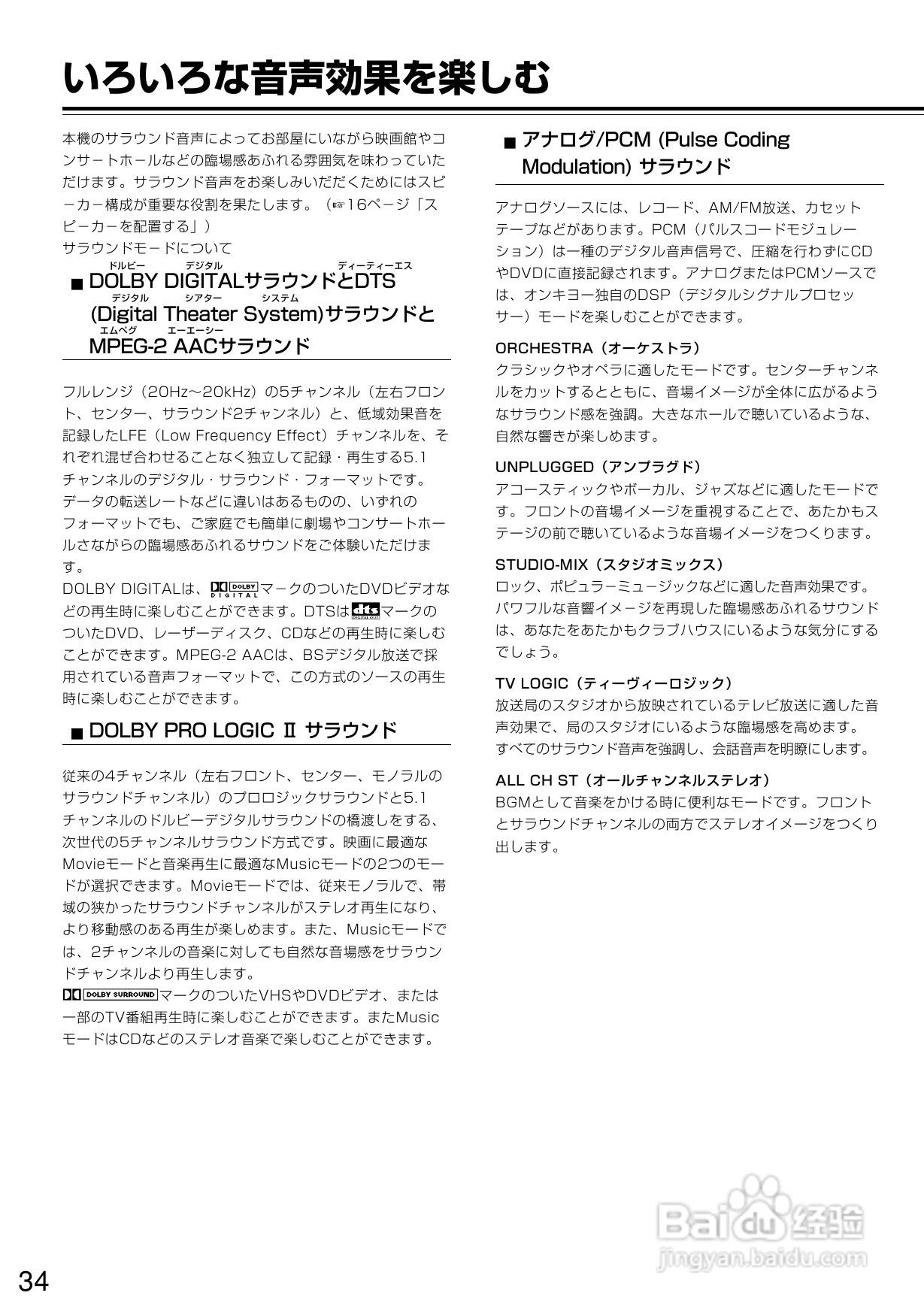 ONKYO TX-L5功放说明书:[2]