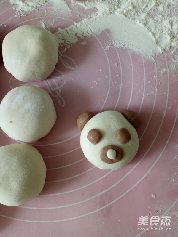 小熊豆沙包的做法