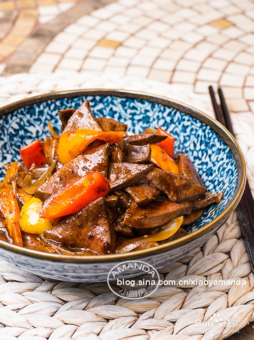 香浓滑嫩的黑椒猪肝（视频）