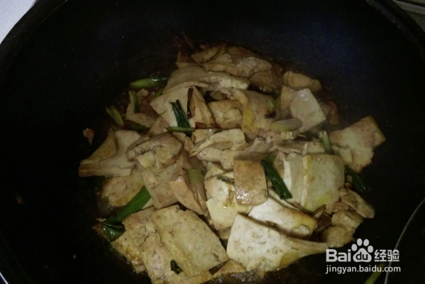家常菜——葱炒豆腐