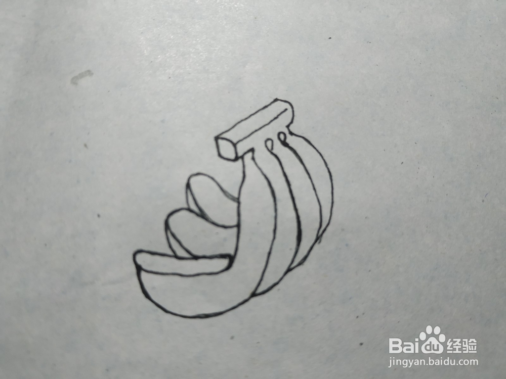 香蕉的简笔画怎么画