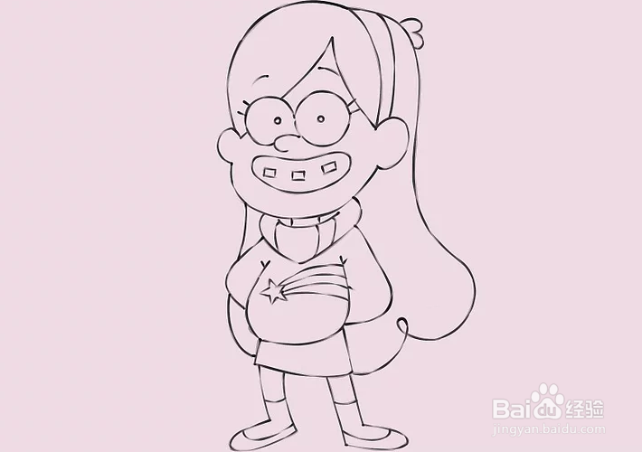 怎么画马贝尔派恩斯?