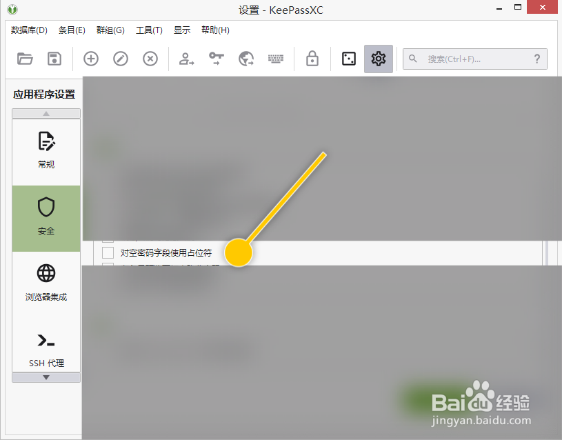 KeePassXC怎么设置对空密码字段使用占位符