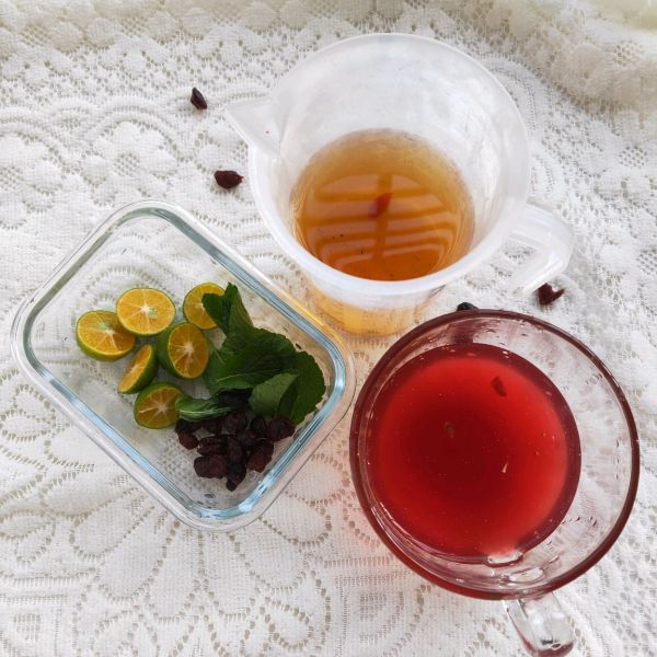 薄荷蔓越莓果汁