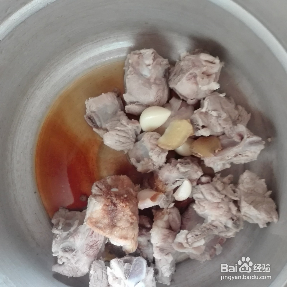 排骨炖黄瓜的做法