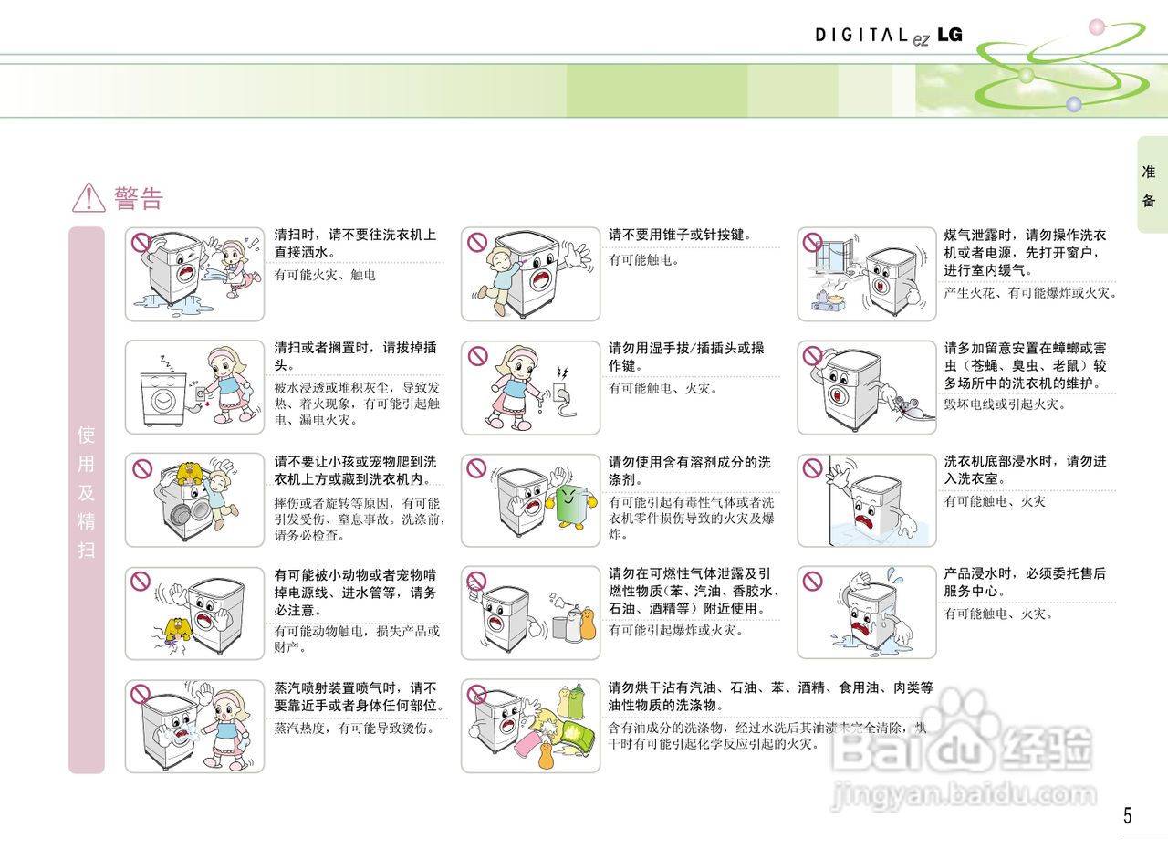 LG WD-R1223UD洗衣机使用说明书:[1]