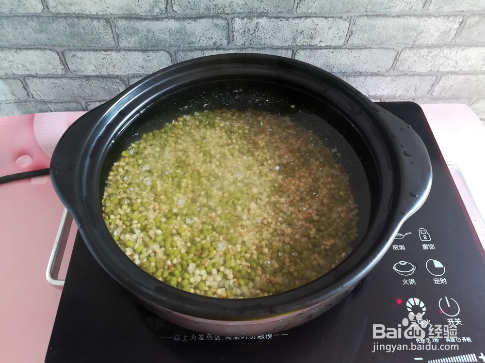 吃不胖的绿豆糙米粥