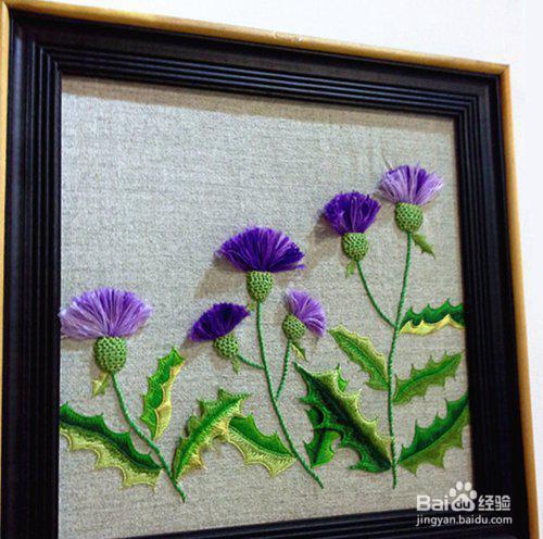 开始学习立体刺绣的绣法