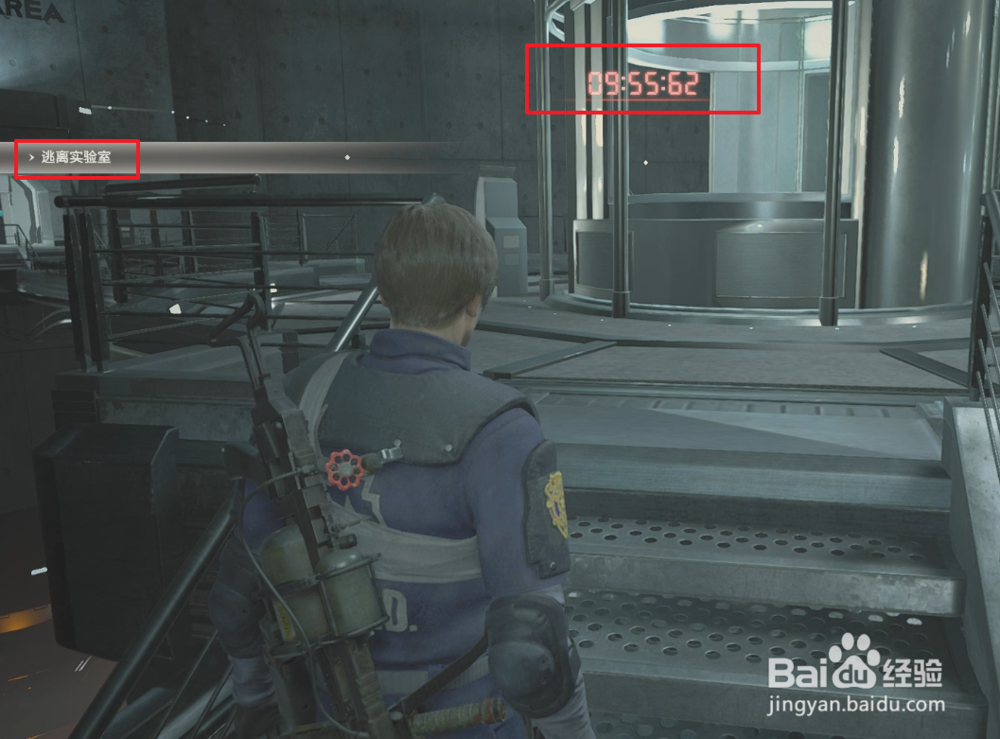 生化2重制版里昂里关攻略74:到达最后一处存档点