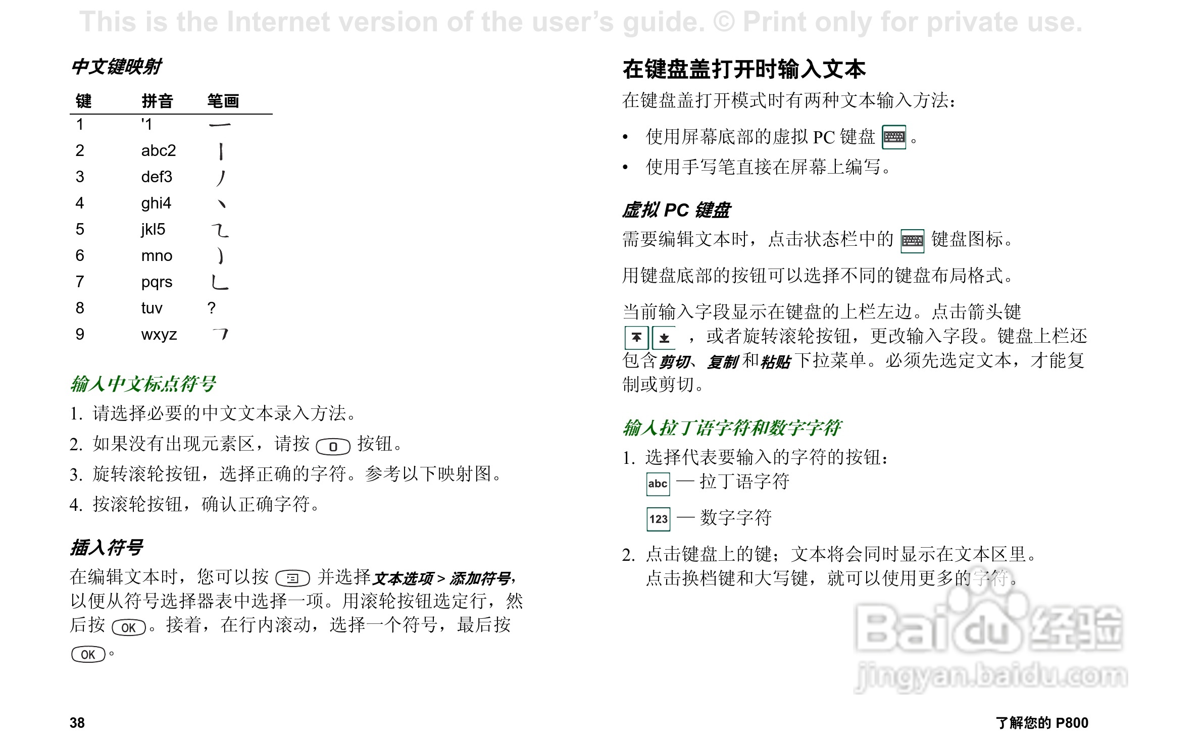 索尼爱立信P800手机使用说明书:[4]