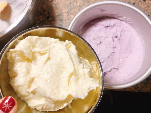 圣诞蓝莓冻芝士蛋糕