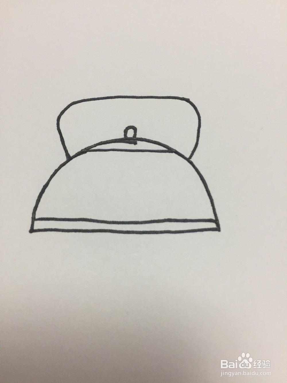 电水壶的简笔画