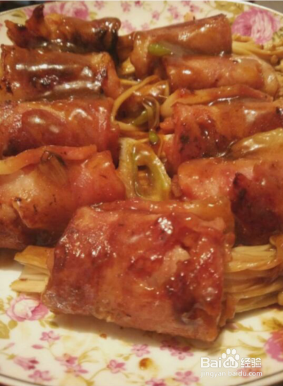 教你做培根金针菇