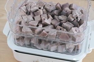 健康养生佳品芋头牛奶冰淇淋的做法