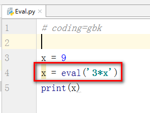 Python教程 eval()函数的使用