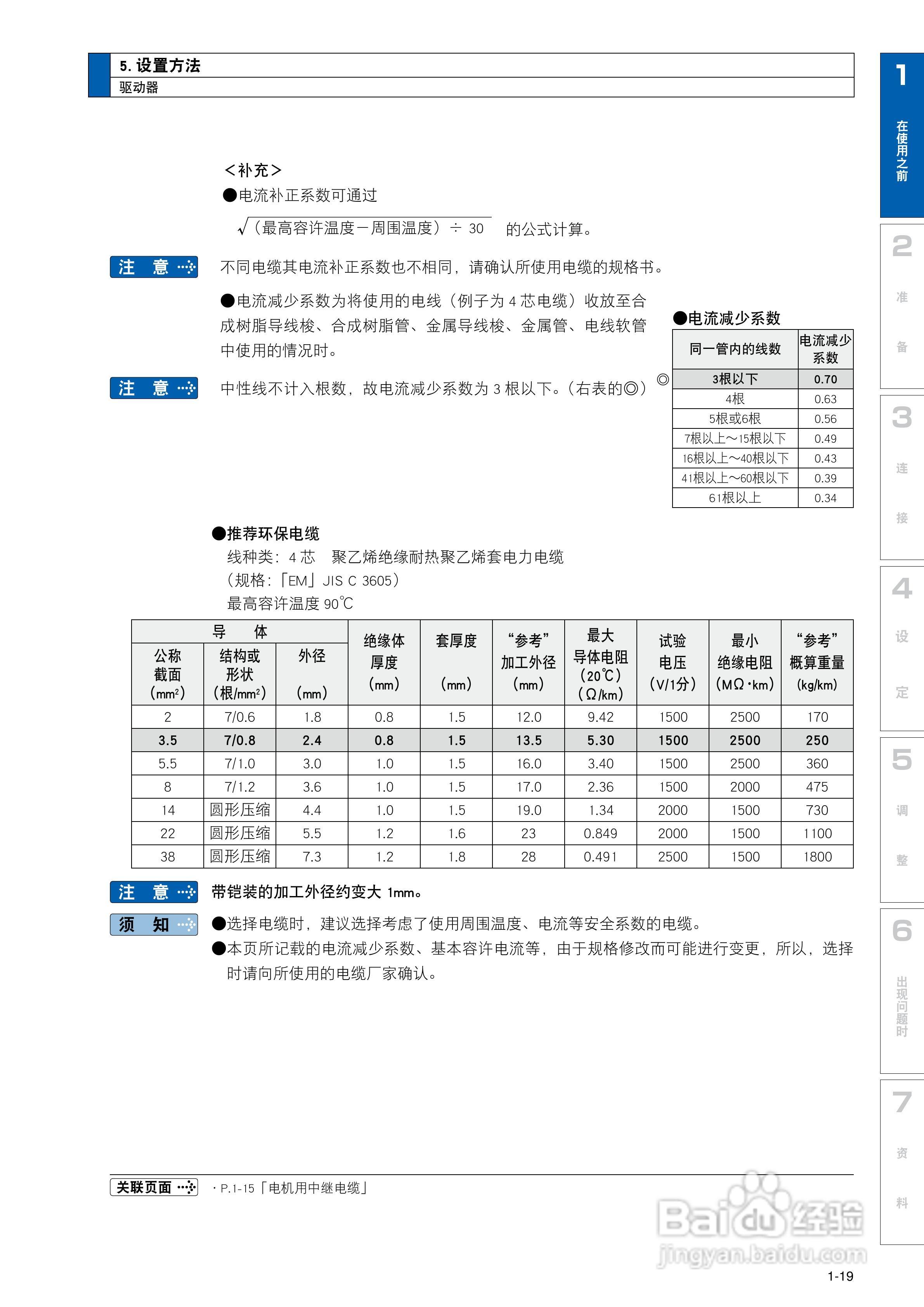 数字AC 伺服电机及驱动器MINAS A5说明书:[4]
