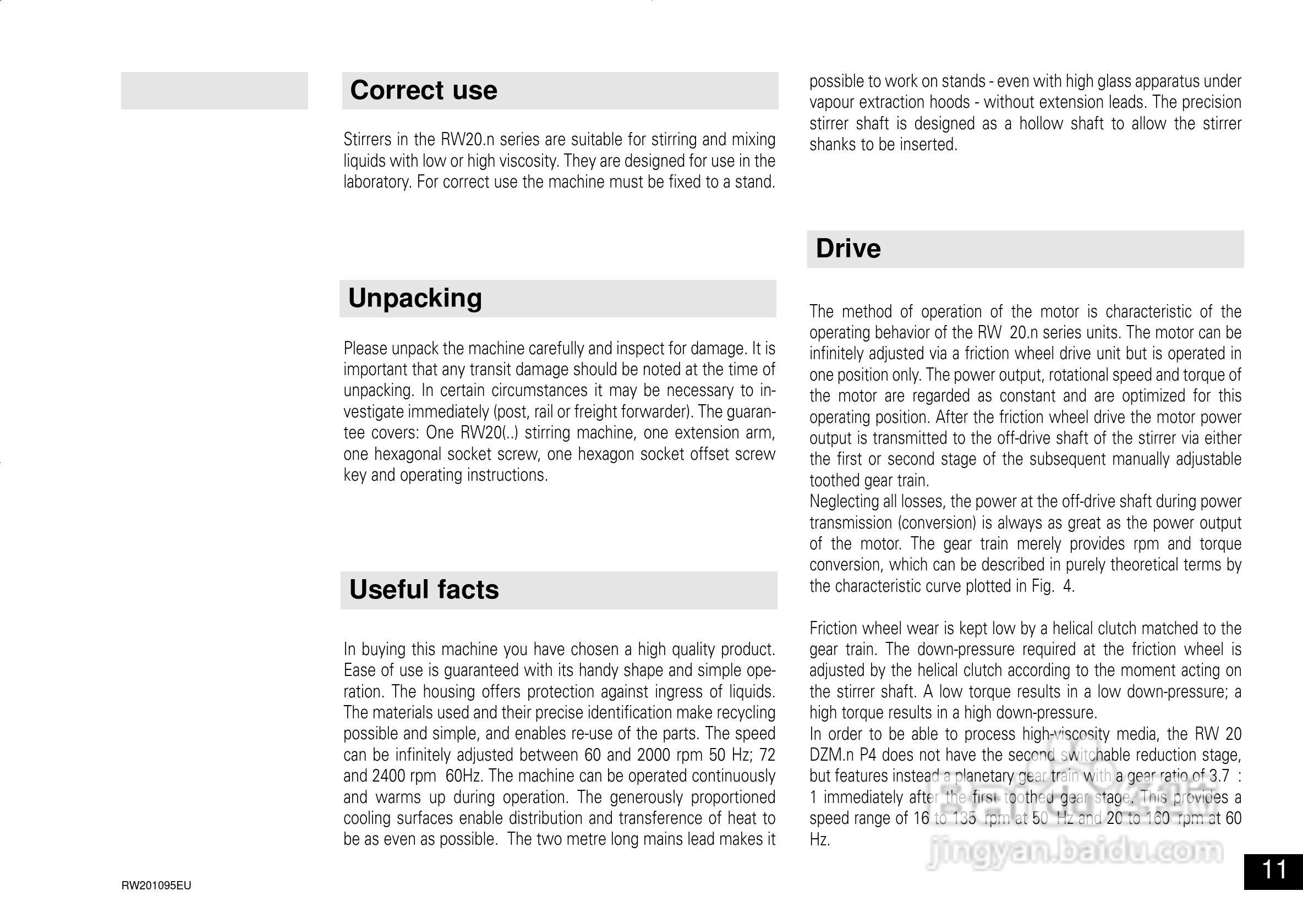 IKA RW 20 DZM.n 顶置式机械搅拌器使用说明书:[2]