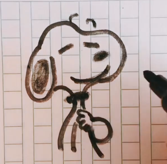 教大家画史努比简笔画