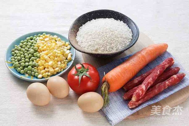 千层蛋包饭的做法