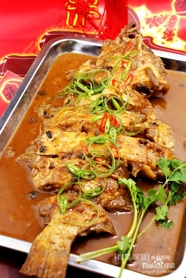 红红火火年年有鱼新年第一餐[蒜蓉辣酱烧偏口鱼]