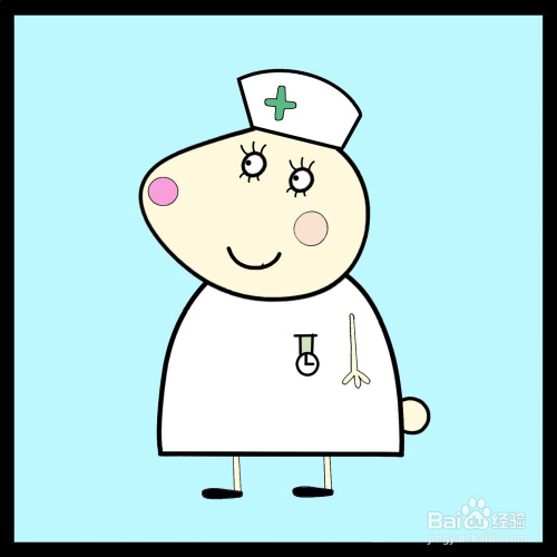 怎么画兔小姐简笔画(小猪佩奇)