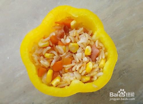 甜椒芝士焗饭