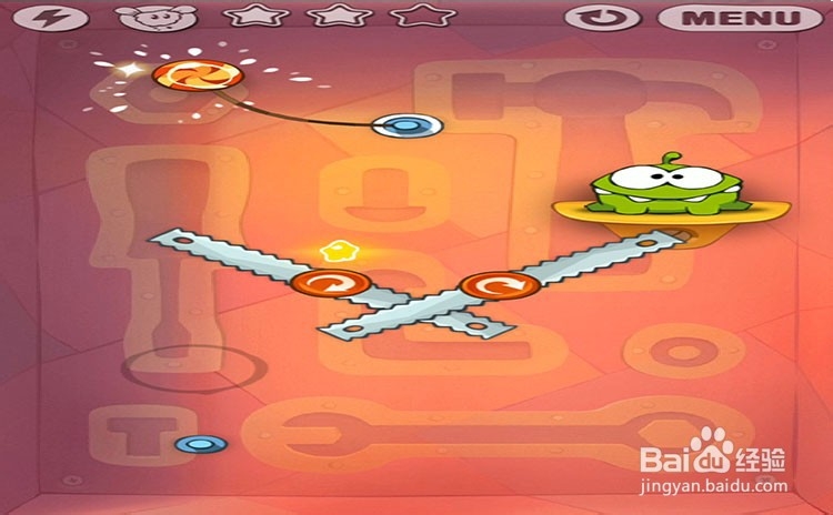 手机游戏割绳子level9-15三星攻略