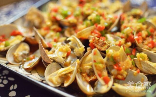 蒜蓉烤花蛤的做法-百度经验