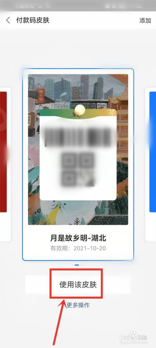 支付宝付款码怎么才能换皮肤