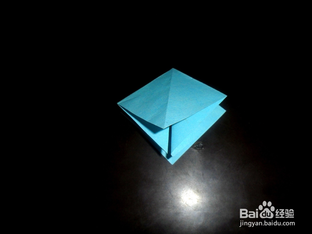 如何折叠双正方形