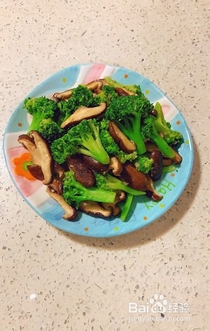 食补佳品香菇西兰花的做法