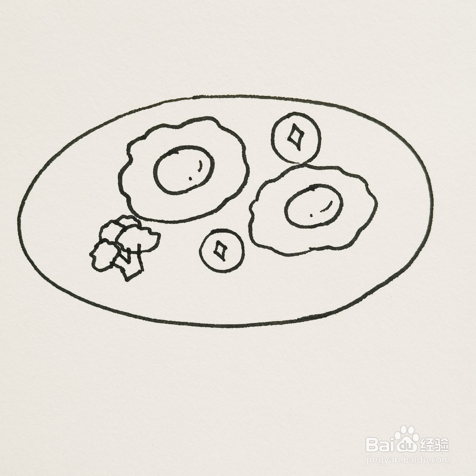 简笔画怎么画一碗拉面？