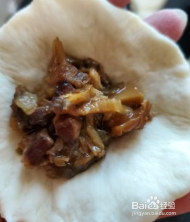 怎么做梅菜干卤肉包