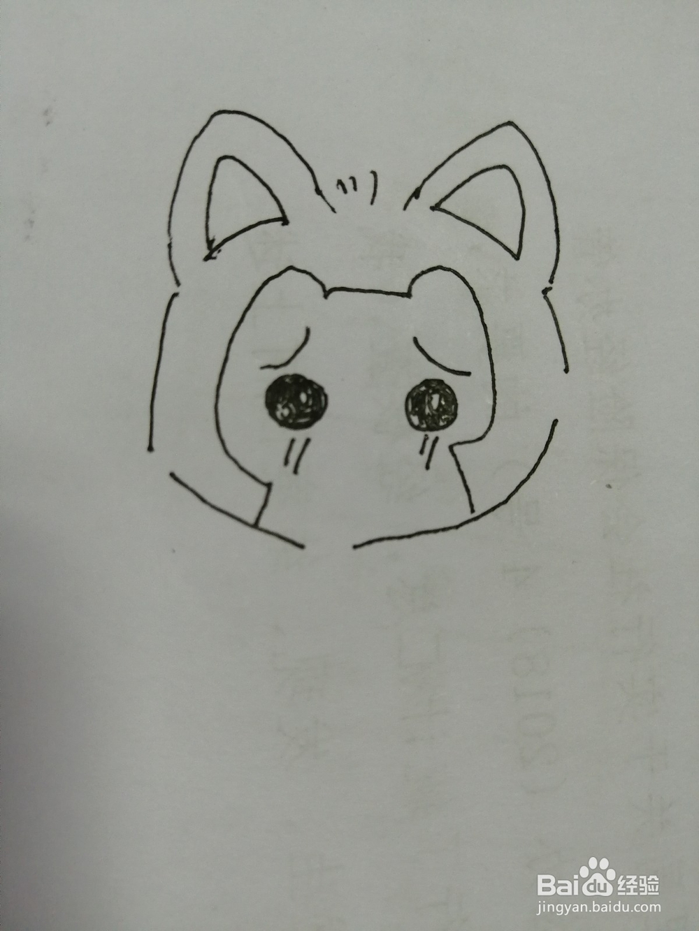 乖萌的可爱阿狸怎么画