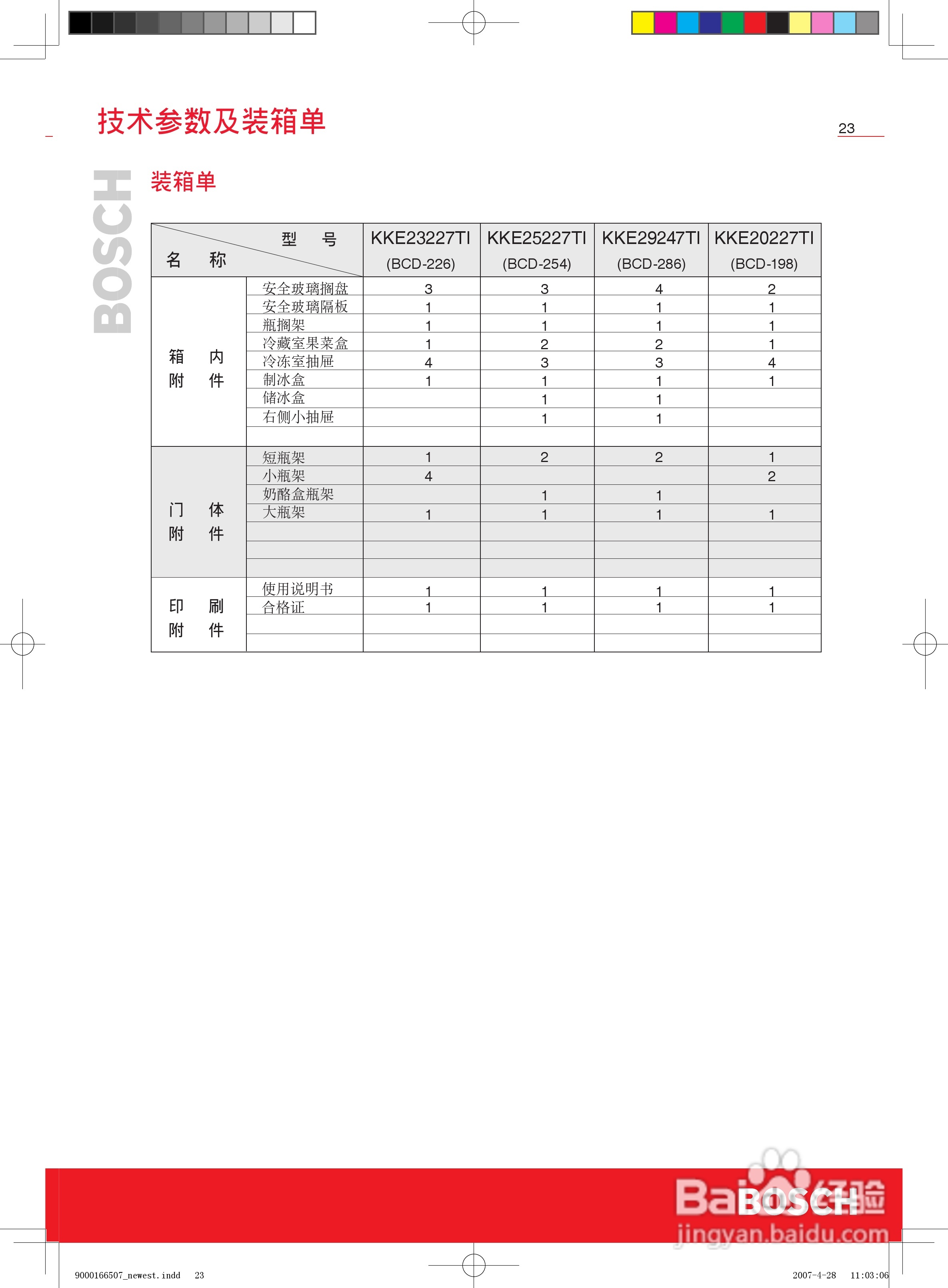 博世KKE23227TI冰箱使用说明书:[3]