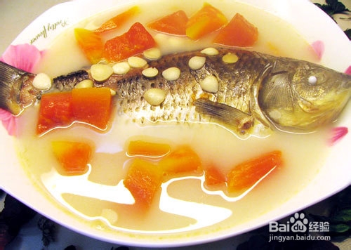 美味红枣木瓜鲫鱼汤