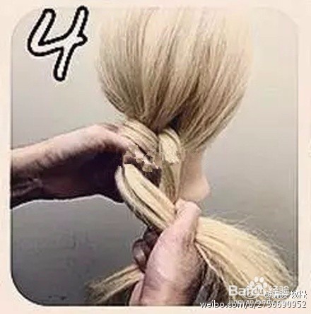 轻松几步打造结扣盘发