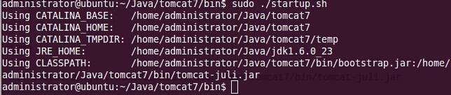 ubuntu下Tomcat的安装