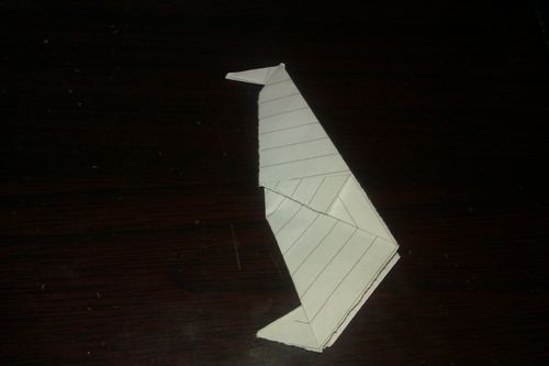 怎样用纸折一只企鹅