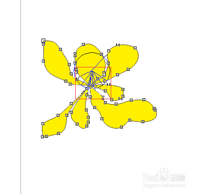 CDR怎样使用吸引工具改变形状