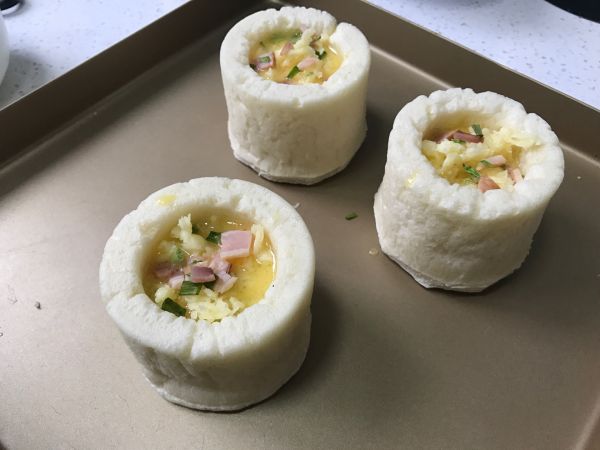 堡尔美克鸡蛋披萨杯