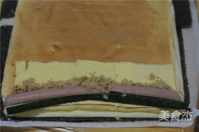 紫菜肉松蛋糕卷