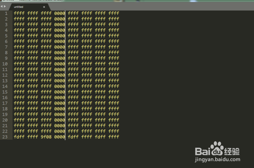 Sublime Text怎么批量操作有规律的数据