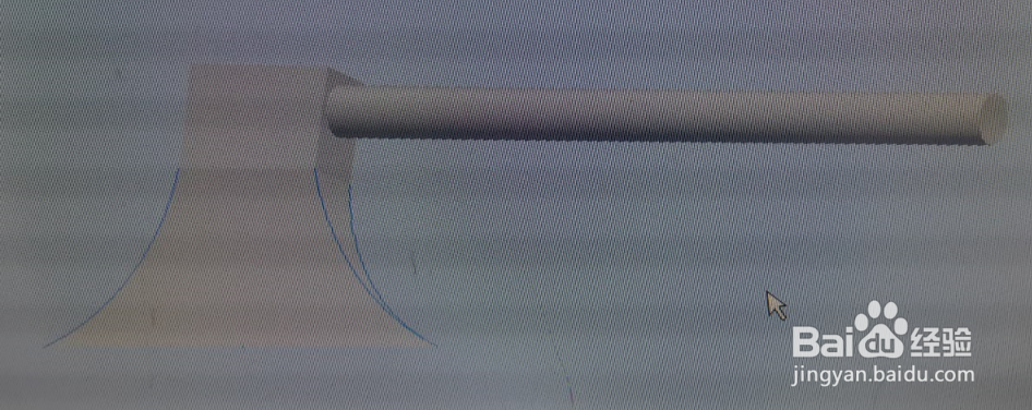 Por/E中如何运用可变截面扫描绘制斧子?