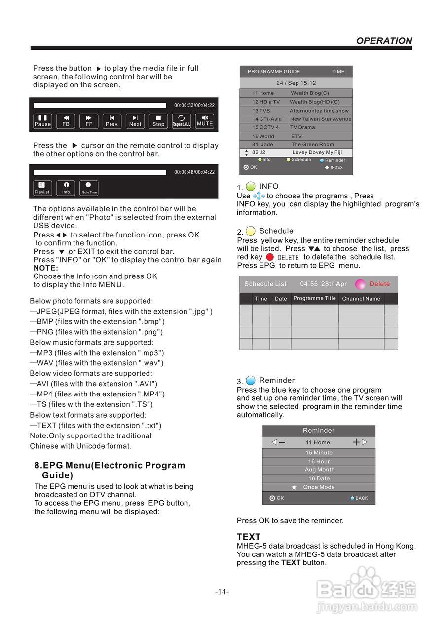 声宝LC-32LE330H型液晶电视机说明书:[4]